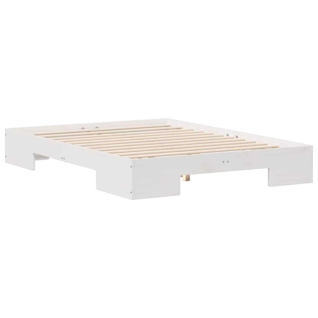 Bettgestell Weiß 135 x 190 cm
