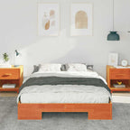 Bettgestell Braun 135 x 190 cm