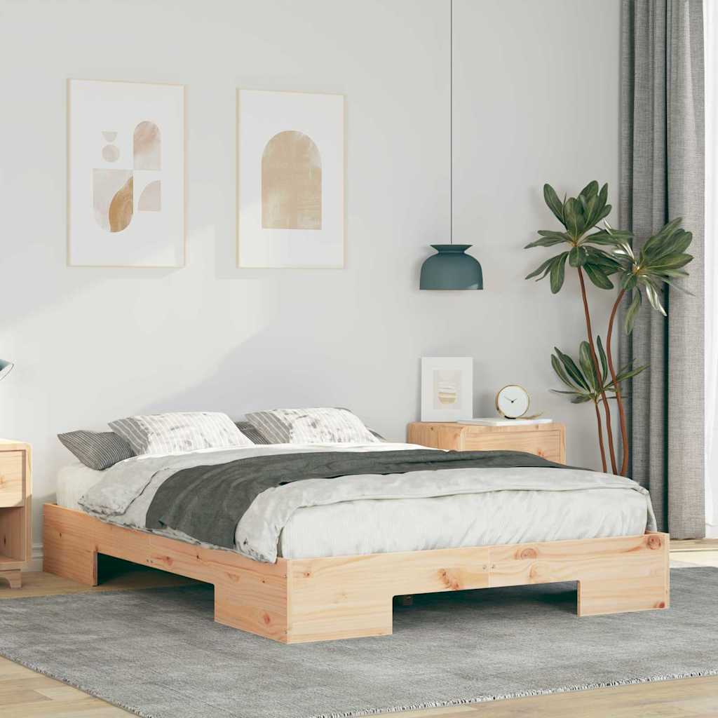 Bettgestell Braun 120 x 190 cm