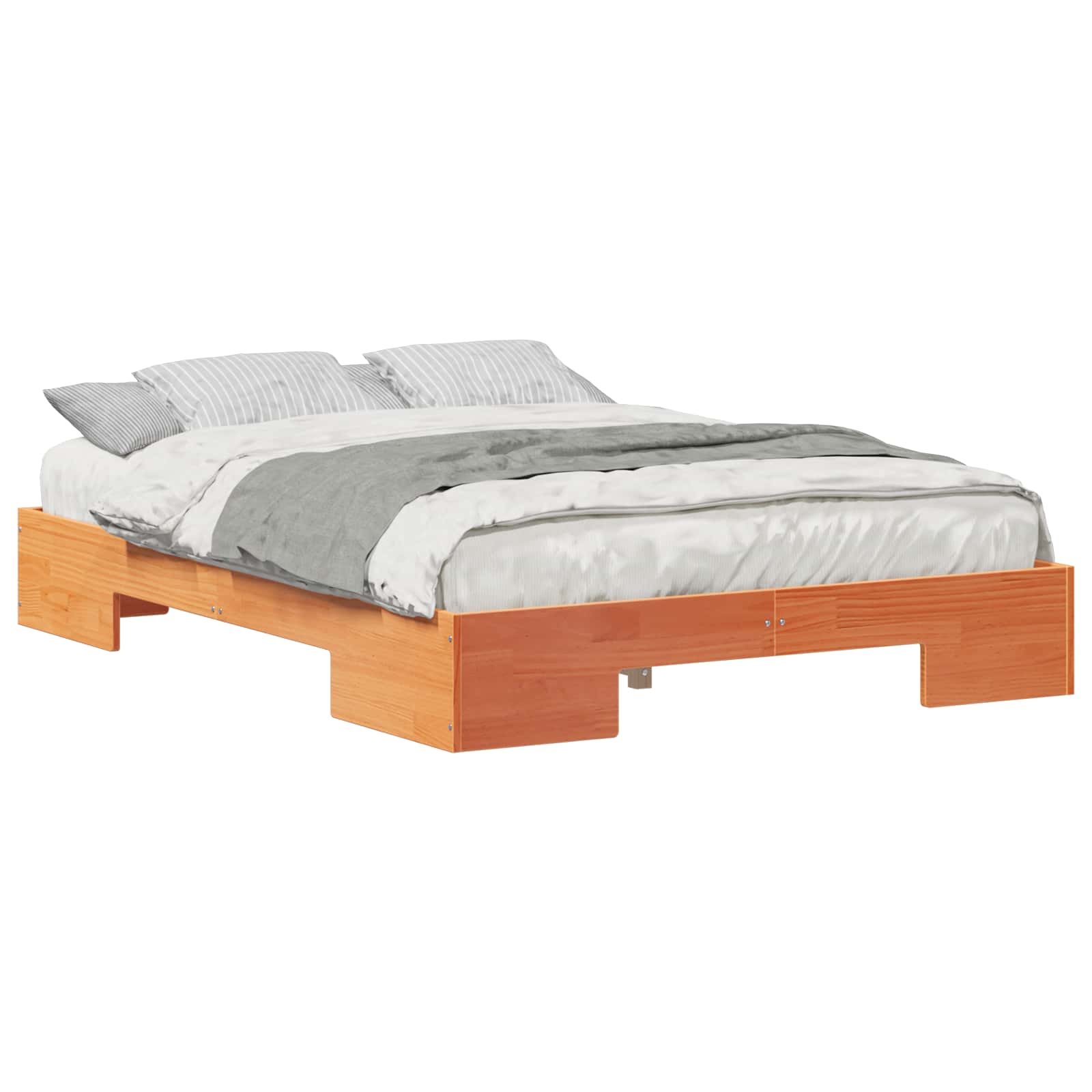Bettgestell Braun 120 x 190 cm