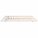 Bettrahmen Weiß 200 x 200 cm Massives Kiefernholz