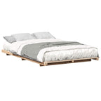 Bettrahmen Braun 135 x 190 cm Massives Kiefernholz