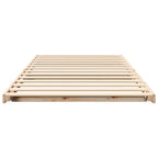 Bettrahmen Braun 75 x 190 cm Massives Kiefernholz