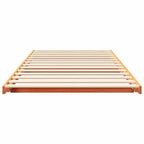 Bettrahmen Wachsbraun 80 x 220 cm Massives Kiefernholz