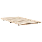 Bettrahmen Braun 90 x 220 cm Massives Kiefernholz