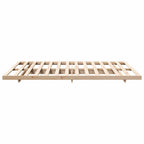 Bettrahmen Braun 140 x 220 cm Massives Kiefernholz
