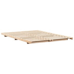 Bettrahmen Braun 160 x 220 cm Massives Kiefernholz