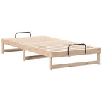 Bettrahmen Braun 100 x 200 cm Massives Kiefernholz