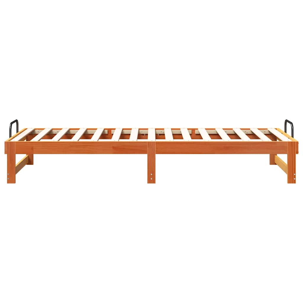 Bettrahmen Braun 80 x 200 cm Massives Kiefernholz