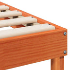 Bettrahmen Braun 90 x 190 cm Massives Kiefernholz