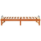 Bettrahmen Braun 75 x 190 cm Massives Kiefernholz