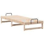 Bettrahmen Braun 80 x 210 cm Massives Kiefernholz