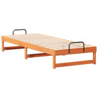 Bettrahmen Braun 90 x 210 cm Massives Kiefernholz
