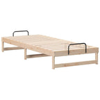 Bettrahmen Braun 80 x 220 cm Massives Kiefernholz