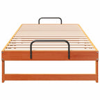 Bettrahmen Braun 80 x 220 cm Massives Kiefernholz