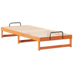 Bettrahmen Braun 100 x 220 cm Massives Kiefernholz