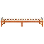 Bettrahmen Braun 100 x 220 cm Massives Kiefernholz