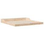 Bettrahmen Braun 200 x 200 cm Massives Kiefernholz