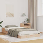 Bettrahmen Natur 75 x 190 cm Massives Kiefernholz