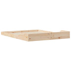 Bettrahmen Braun 160 x 210 cm Massives Kiefernholz
