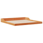 Bettrahmen Wachsbraun 200 x 210 cm Massives Kiefernholz