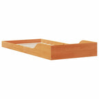 Bettrahmen Wachsbraun 90 x 220 cm Massives Kiefernholz