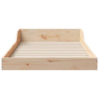 Bettrahmen Natur 100 x 220 cm Massives Kiefernholz
