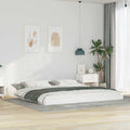 Bettrahmen Weiß 180 x 220 cm Massives Kiefernholz