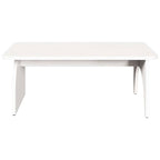 Couchtisch Weiß 80 x 50 x 31 cm Massivholz Kiefer