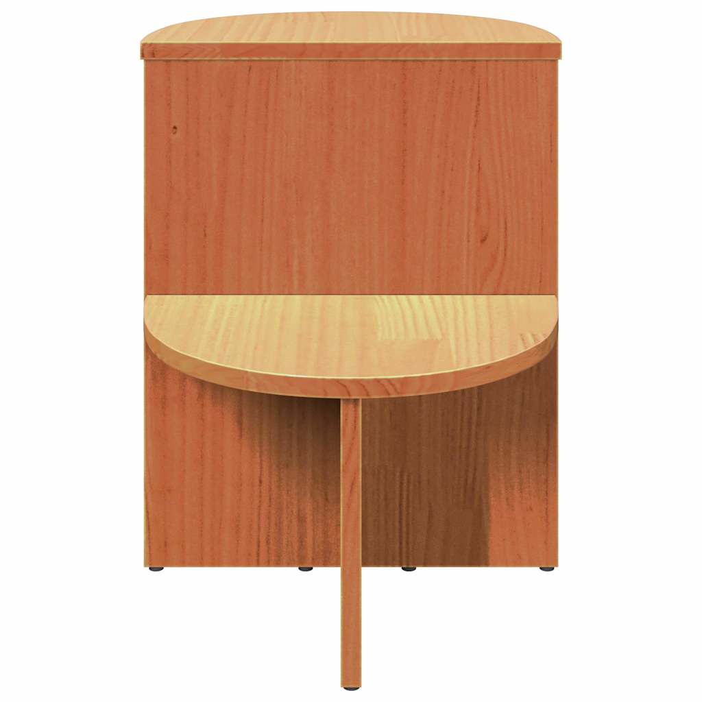 Couchtisch Wachsbraun 50 x 40 x 50 cm Massivholz Kiefer