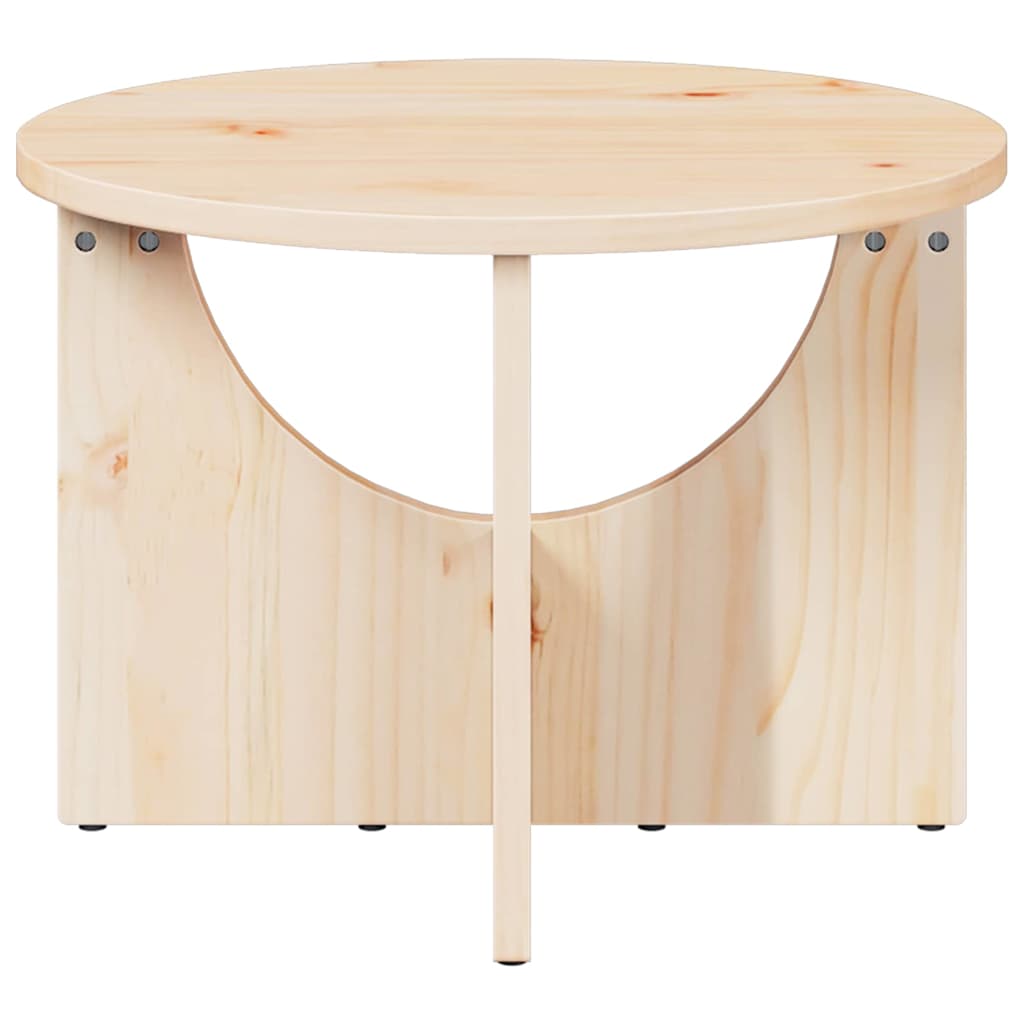Couchtisch Natur 50 x 50 x 35 cm Massivholz Kiefer