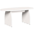 Couchtisch Weiß 80 x 40 x 35 cm Massives Kiefernholz