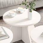 Couchtisch 3 pcs Weiß