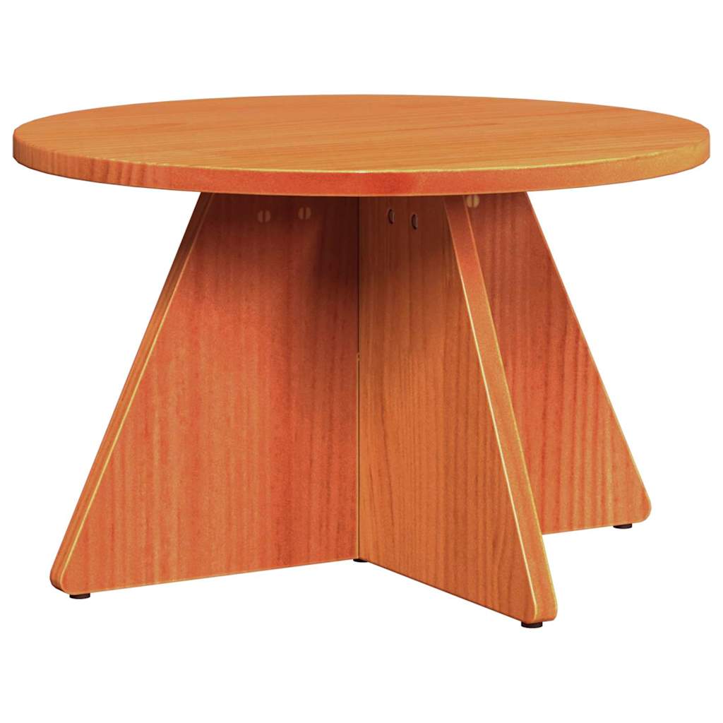 Couchtisch 3 pcs Wachsbraun