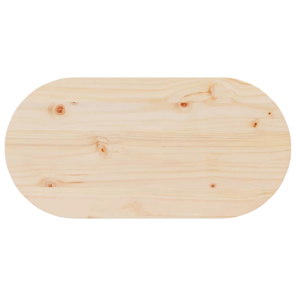Couchtisch Natur 80 x 39,5 x 35 cm Massivholz Kiefer