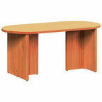Couchtisch Wachsbraun 80 x 39,5 x 35 cm Massivholz Kiefer