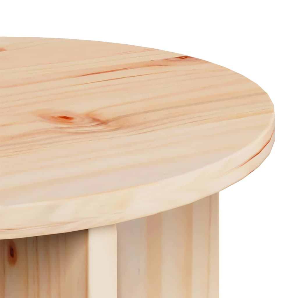 Couchtisch 2 pcs Natur Massivholz Kiefer