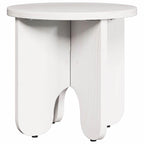 Couchtisch 2 pcs Weiß Massivholz Kiefer