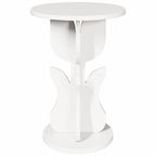 Couchtisch Weiß 39,5 x 39,5 x 53,5 cm Massivholz Kiefer