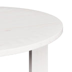 Couchtisch 2 pcs Weiß Massivholz Kiefer