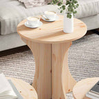 Couchtisch 3 pcs Natur