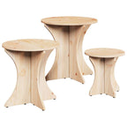 Couchtisch 3 pcs Natur