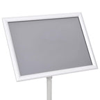 Plakatständer 2 pcs Silber 45 x 32,7 x 108 cm Aluminium