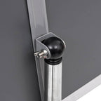 Plakatständer 2 pcs Silber 32,7 x 24 x 108 cm Aluminium