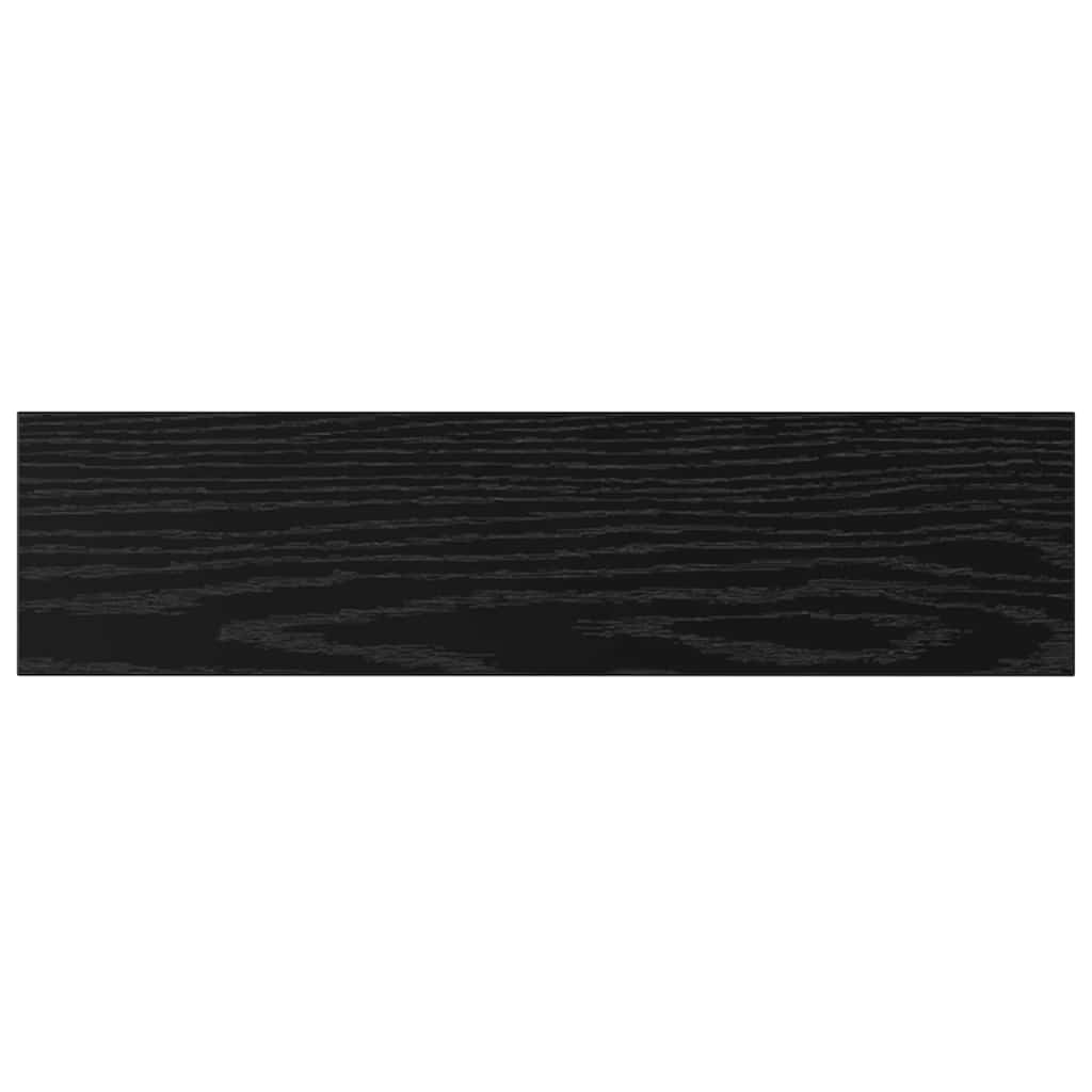 Regalbrett 4 pcs Schwarz 40 x 10 x 1,5 cm Holzwerkstoff