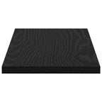 Regalbrett 4 pcs Schwarz 40 x 20 x 1,5 cm Holzwerkstoff