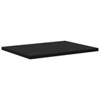 Regalbrett 4 pcs Schwarz 40 x 30 x 1,5 cm Holzwerkstoff