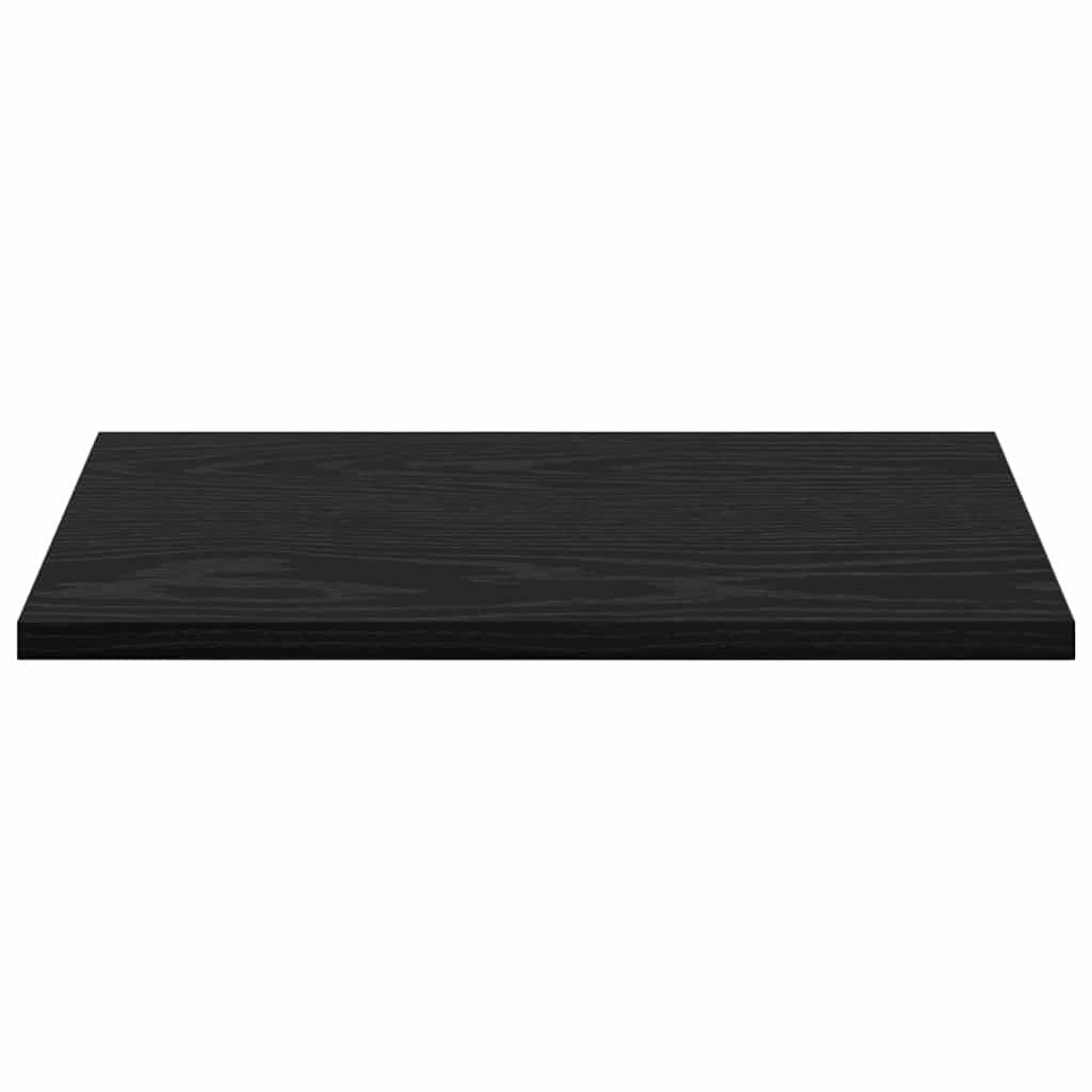 Regalbrett 4 pcs Schwarz 40 x 30 x 1,5 cm Holzwerkstoff