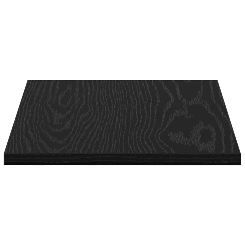 Regalbrett 4 pcs Schwarz 40 x 30 x 1,5 cm Holzwerkstoff