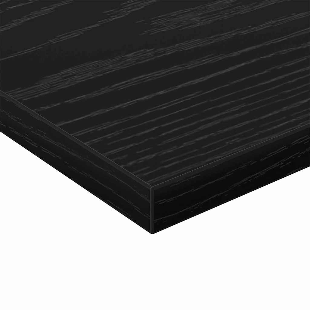 Regalbrett 4 pcs Schwarz 40 x 40 x 1,5 cm Holzwerkstoff